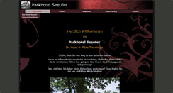 Desktop Screenshot of hotel-seeufer.de